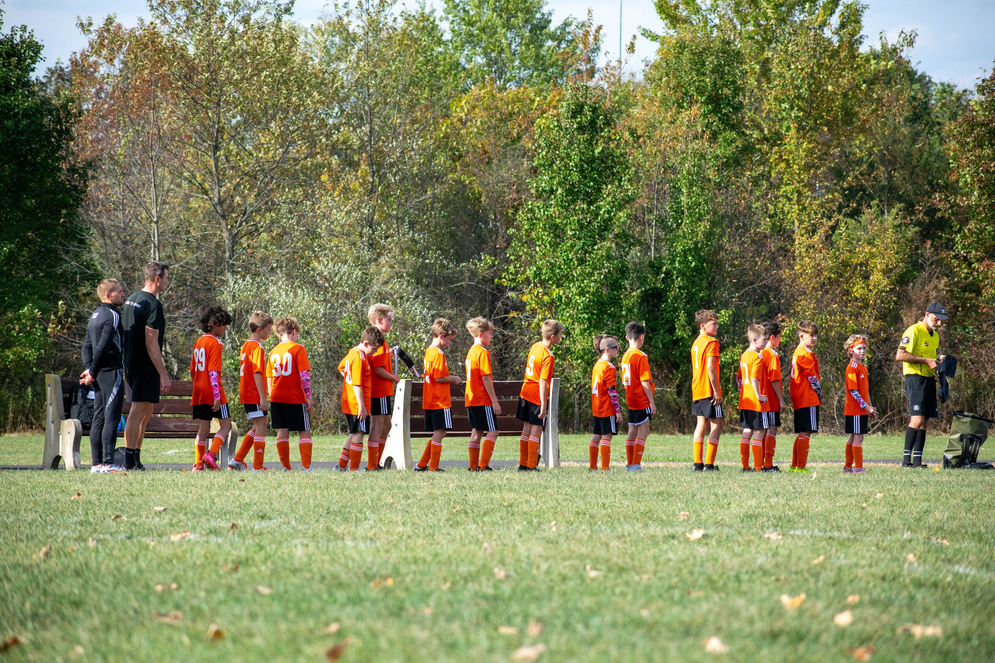 PVSC players competing on the field